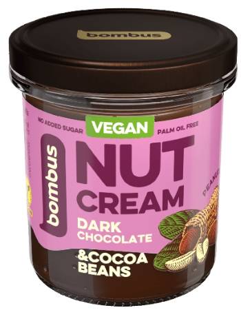 BOMBUS NUTS SPREAD DARK CHOCOLATE & COCOA 300G