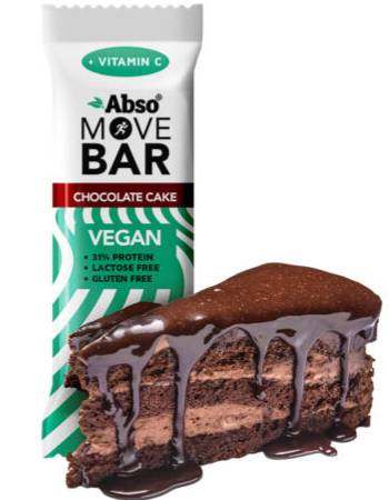 ABSO MOVE VEGAN CHOCOLATE PROTEIN BAR 35G