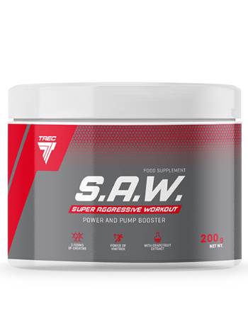 TREC SAW PRE WORKOUT BLACKCURRANT LEMON 200G