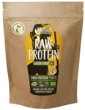 LIFEFOOD RAW ORGANIC PROTEIN SUPERFOOD POWDER 450G | GREEN VANILLA