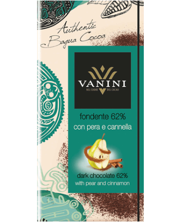 VANINI DARK 62% PEAR CINNAMON