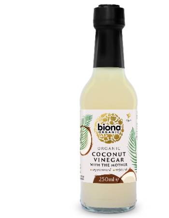 BIONA COCONUT VINEGAR WITH THE MOTHER 250G