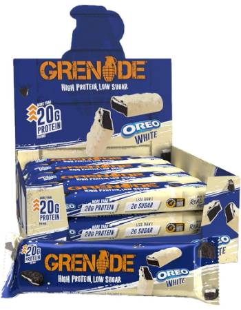 GRENADE CARB KILLA OREO WHITE PROTEIN BAR 60G | BUY 12 AND SAVE