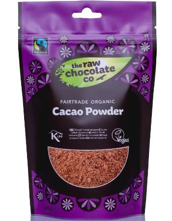 THE RAW CHOCOLATE CO CACAO POWDER 180G