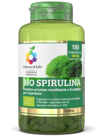 OPTIMA BIO SPIRULINA 500MG 180 TABLETS