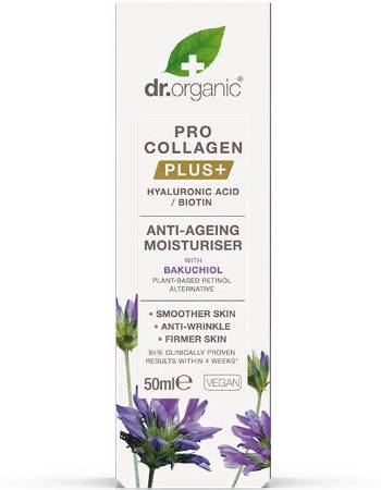 DR ORGANIC PRO COLLAGEN PLUS ANTI AGEING MOISTURISER WITH BAKUCHIOL 50ML