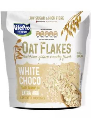 LIFE PRO OAT FLAKE WHITE CHOCOLATE 800G