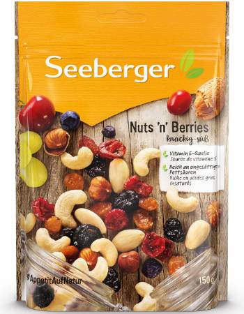 SEEBERGER NUTS & BERRIES 150G