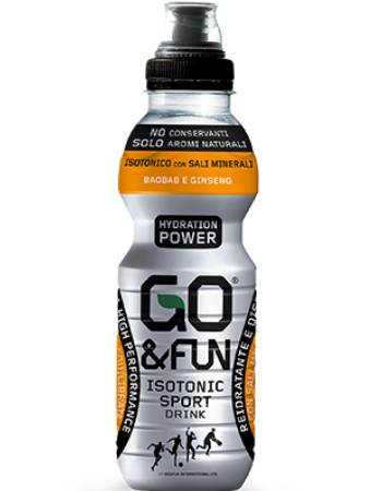 GO & FUN ISOTONIC SPORTS DRINK ORANGE 500ML