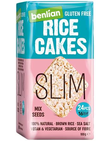 BENLIAN SLIM MIX SEED RICE CAKES 100G