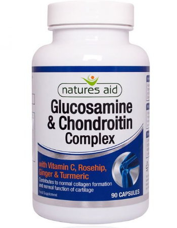NATURES AID GLUCOSAMINE & CHONDROITIN COMPLEX (90 CAPSULES)