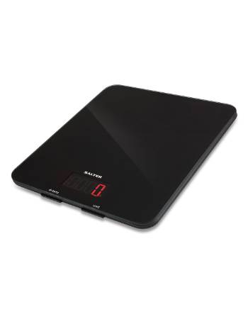 SALTER 10KG HIGH CAPACITY BLACK KITCHEN SCALE