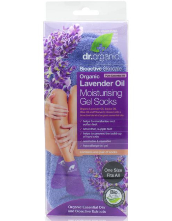 DR. ORGANIC LAVENDER MOISTURISING GEL SOCKS