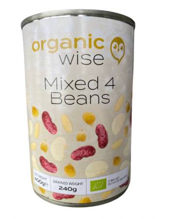 ORGANIC WISE 4 BEANS 400G