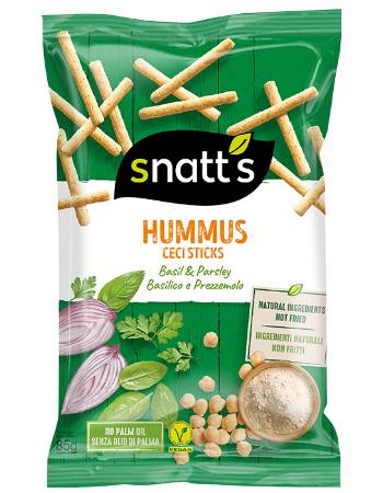 SNATT'S HUMMUS BASIL & PARSLEY STICKS 85G