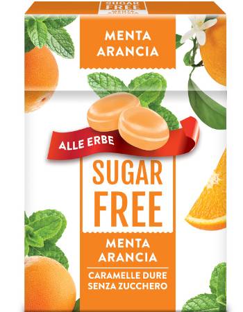 SERRA  MINT AND ORANGE SUGAR FREE CANDIES 50G