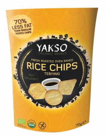 YAKSO TERIYAKI RICE CHIPS 70G