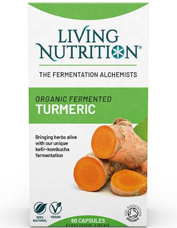 LIVING NUTRITION ORGANIC FERMENTED TURMERIC 60 CAPSULES