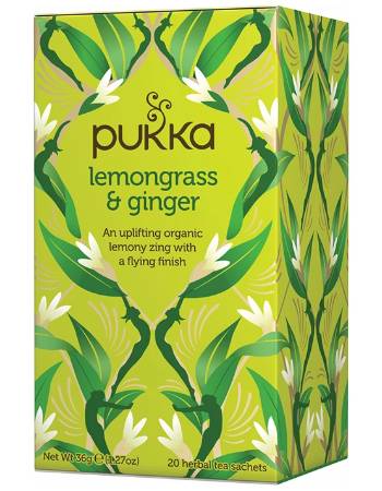 PUKKA LEMONGRASS GINGER TEA 20 BAGS