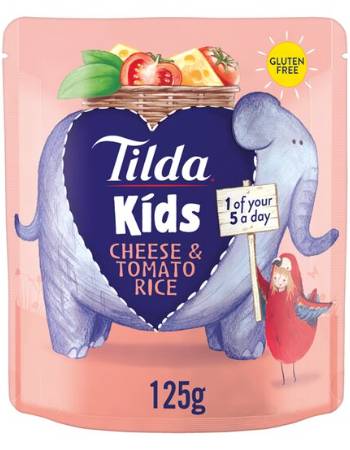 TILDA KIDS CHEESE & TOMATO RICE 125G
