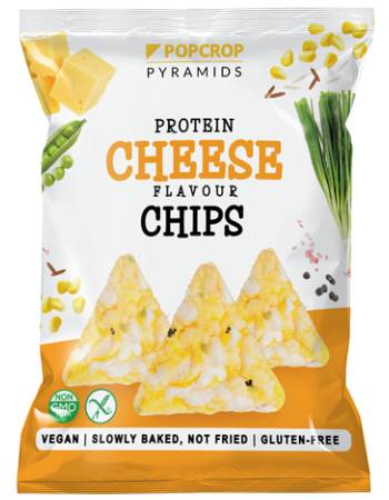 POPCROP PROTEIN CHEESE CHIPS 60G