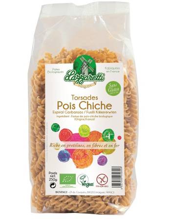 LAZZARETTI CHICK PEA FUSILLI 250G