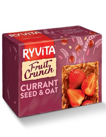 RYVITA FRUIT CRUNCH - CURRANTS, SEEDS & OATS 200G