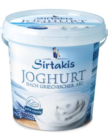 SIRTAKIS 10% FAT GREEK YOGURT 1KG