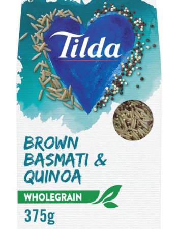 TILDA BLENDS BROWN BASMATI & QUINOA 375G (SPECIAL OFFER 1 EURO OFF)