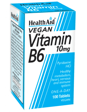 HEALTH AID VITAMIN B6 10MG 100TABS