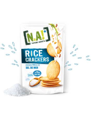 NA RICE CRACKERS SEA SALT 70G