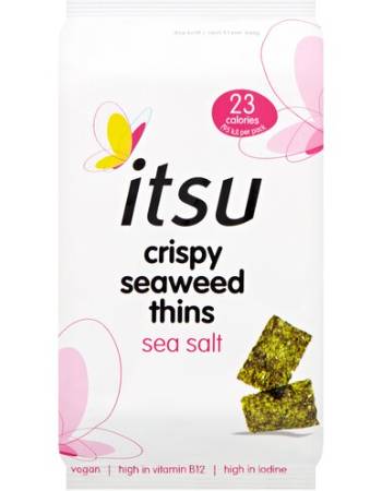 ITSU CRISPY SEA SALT SEAWEED THINS (3 X 5G)