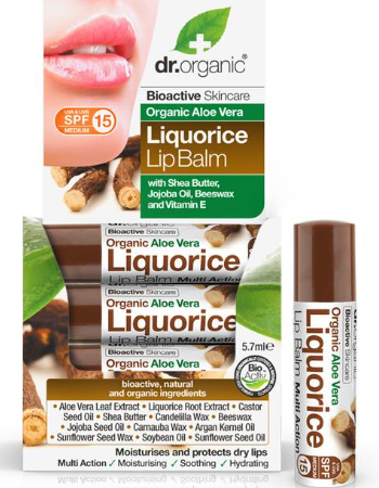 DR. ORGANIC LIQUORICE LIP BALM 5.7ML