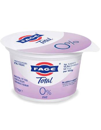 FAGE TOTAL 0% 170G
