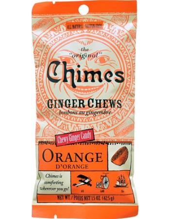 CHIMES GINGER CHEWS ORANGE 42.4G