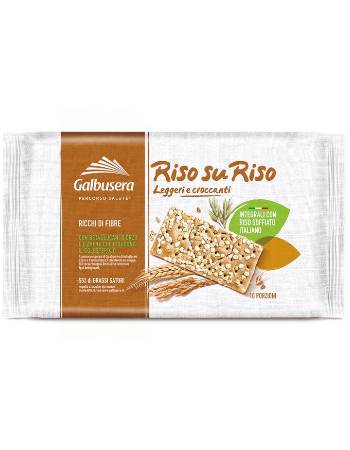 GALBUSERA RISO SU RISO WHOLEGRAIN CRACKERS 380G