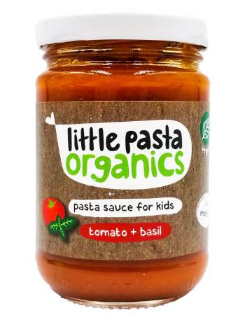 LITTLE PASTA ORGANICS PASTA SAUCE FOR KIDS 130G | TOMATO & BASIL