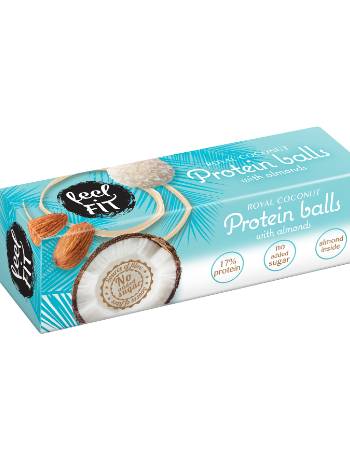 FEEL FIT COCONUT & ALMOND PROTEIN BALLS 27G