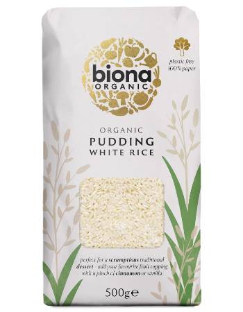 BIONA PUDDING RICE WHITE 500G