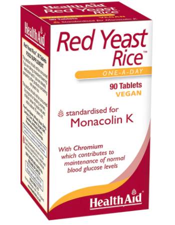 HEALTH AID RED YEAST RICE 90 TABLETS