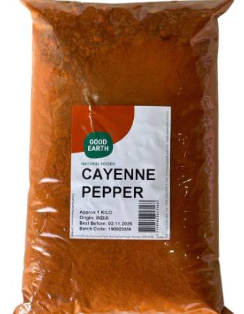 GOOD EARTH CAYENNE PEPPER 1KG