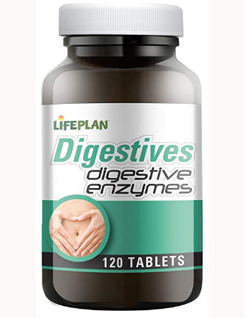 LIFEPLAN DIGESTIVE ENZYMES (120 TABLETS)