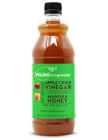 WEDDERSPOON APPLE CIDER VINEGAR WITH MANUKA HONEY 750ML