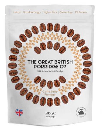 THE GREAT BRITISH PORRIDGE CAFFE LATTE 385G
