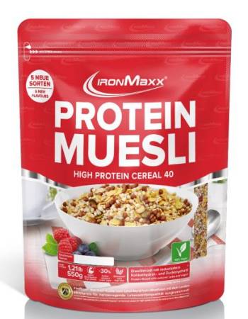 IRONMAXX DARK CHOCOLATE PROTEIN MUESLI 550G