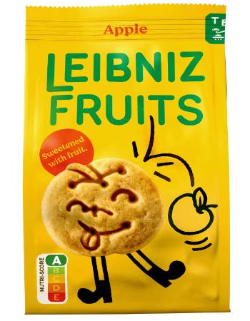 LEIBNIZ FRUITS APPLE BISCUITS 100G