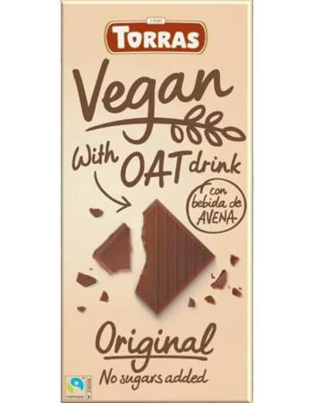 TORRAS VEGAN CHOCOLATE WITH OAT DRINK 100G | ORIGINAL