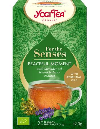 YOGI TEA FOR THE SENSES PEACEFUL MOMENTS (17 TEABAGS)