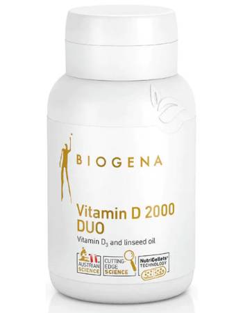 BIOGENA VITAMIN D 2000IU WITH LINSEED OIL 60 CAPSULES