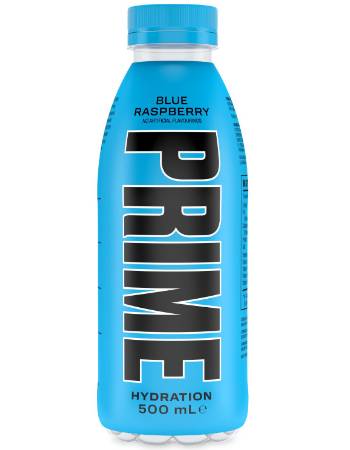 PRIME BLUE RASPBERRY 500ML | BUY 6 FOR JUST EURO 1.99 EACH